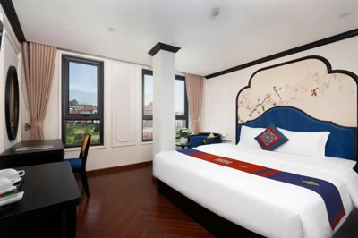 Deluxe-kamer met kingsizebed — Viet Valley Hotel & Spa - Lake View Sapa