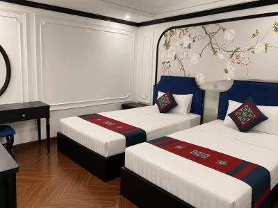 Superior-tweepersoonskamer met tweepersoonsbed of twee eenpersoonsbedden — Viet Valley Hotel & Spa - Lake View Sapa
